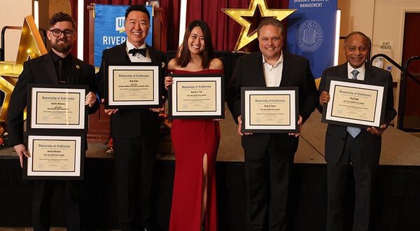 Professors for the School of Business with their Teaching Awards 2025
